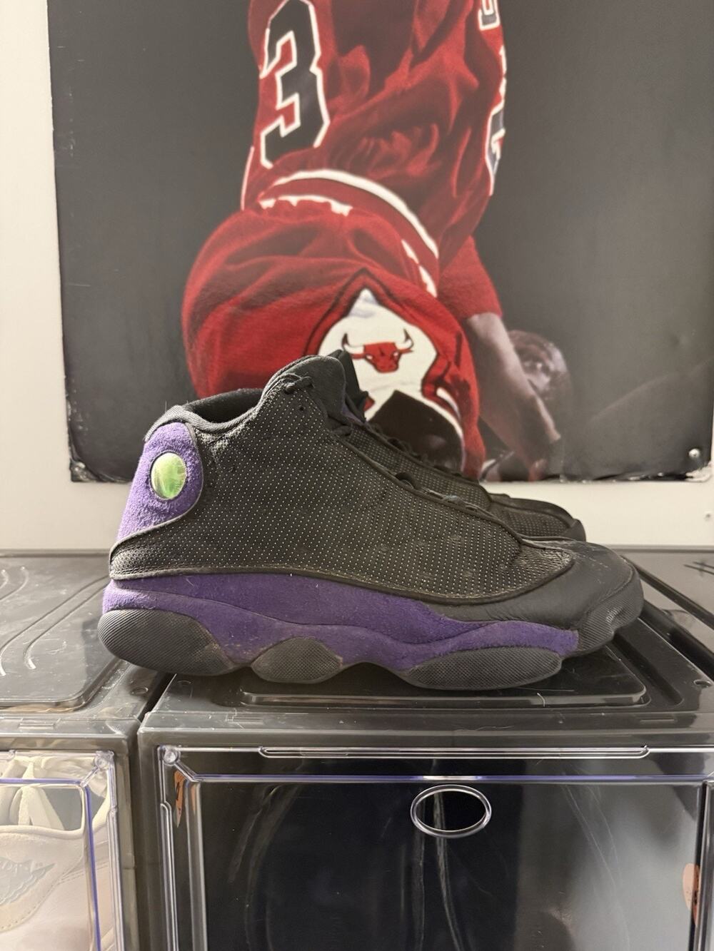 Air Jordan 13 Retro Court Purple Size 10 Black DJ5982-015 Authentic